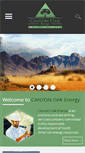 Mobile Screenshot of canyonoakenergy.com